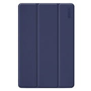 ENKAY High Quality PU Leather + Plastic Bottom Smart Case with Three-folding Holder for Samsung Galaxy Tab S5e 10.5 T720 / T725(Dark Blue)