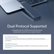 ORICO M2PJM-C3 M.2 SSD Dual Protocol Hard Disk Case