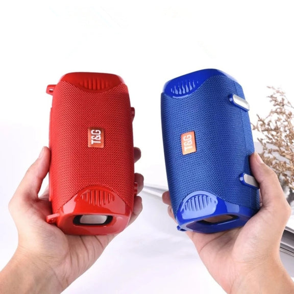 T&G TG532 10W Wireless Bluetooth Speaker Water-resistant Portable Outdoor Mini Column Box Loudspeaker with FM Radio(Black)