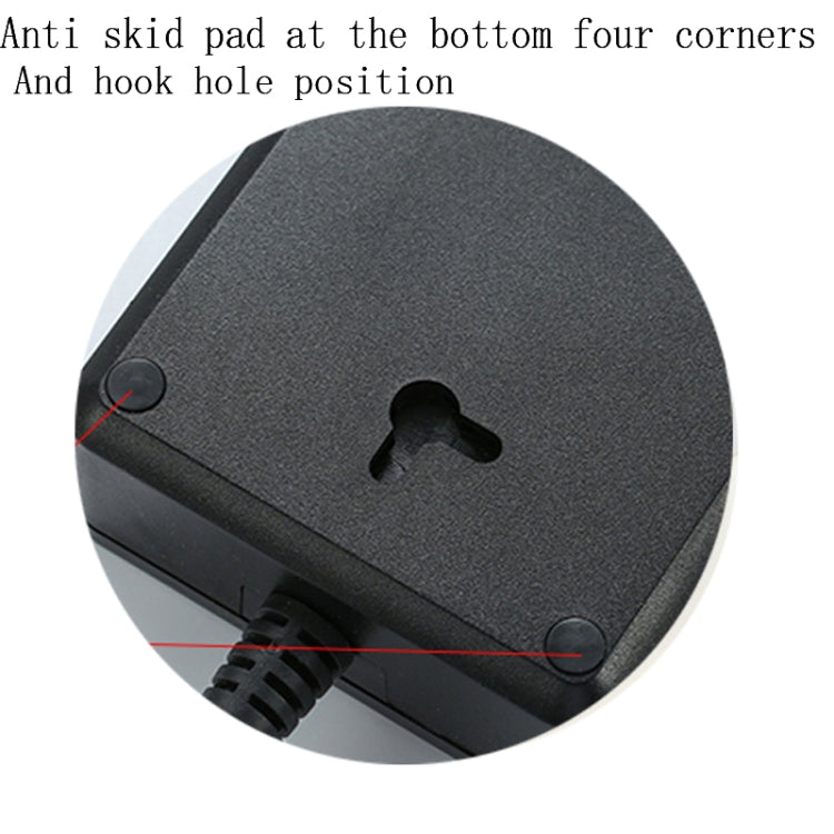 T09 3000W High Power Multi-Function Plug-in 3-Hole International Universal Jack + 6 USB Intelligent Charging EU PLUG