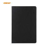 For Samsung Galaxy Tab S6 Lite P610 / P615 / Tab S6 Lite 2022 / P613 / P619 ENKAY Elastic Leather Tablet Case with Holder(Black)
