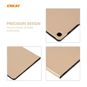 For Samsung Galaxy Tab S6 Lite P610 / P615 / Tab S6 Lite 2022 / P613 / P619 ENKAY Elastic Leather Tablet Case with Holder(Black)