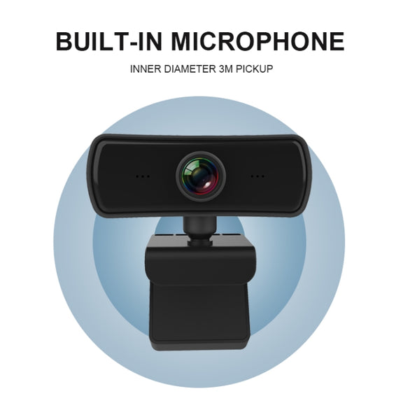 C3 400W Pixels 2K Resolution Auto Focus HD 1080P Webcam 360 Rotation For Live Broadcast Video Conference Work WebCamera With Mic USB Driver-free