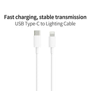 XJ-58 PD 18W USB-C / Type-C to 8 Pin Flash Charging Data Cable, Cable Length: 2m