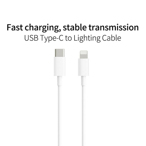 XJ-58 PD 18W USB-C / Type-C to 8 Pin Flash Charging Data Cable, Cable Length: 2m