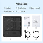 ORICO 9548RU3-BK 3.5-Inch External Hard Drive Enclosure with RAID