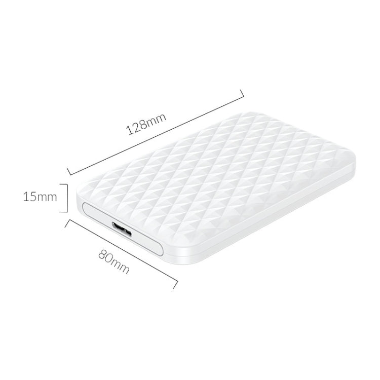 ORICO 2520U3 2.5-Inch Portable Hard Drive Enclosure(White)