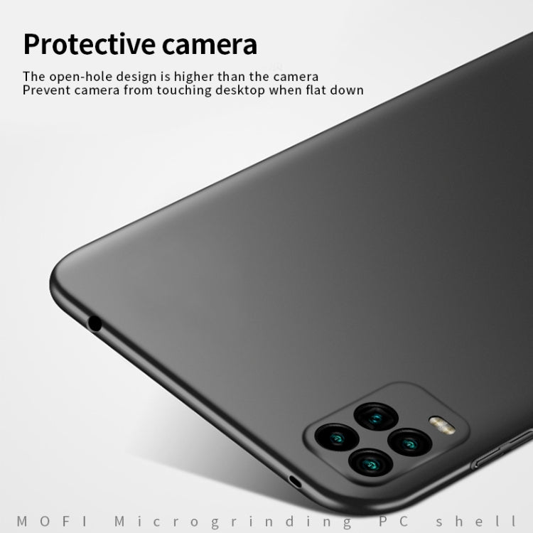 For Xiaomi Mi 10 Lite MOFI Frosted PC Ultra-thin Hard Case(Blue)