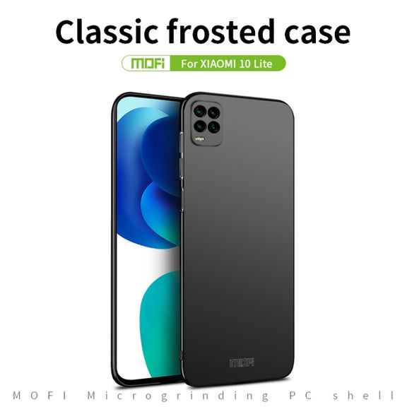 For Xiaomi Mi 10 Lite MOFI Frosted PC Ultra-thin Hard Case(Red)