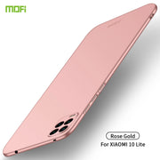 For Xiaomi Mi 10 Lite MOFI Frosted PC Ultra-thin Hard Case(Rose gold)