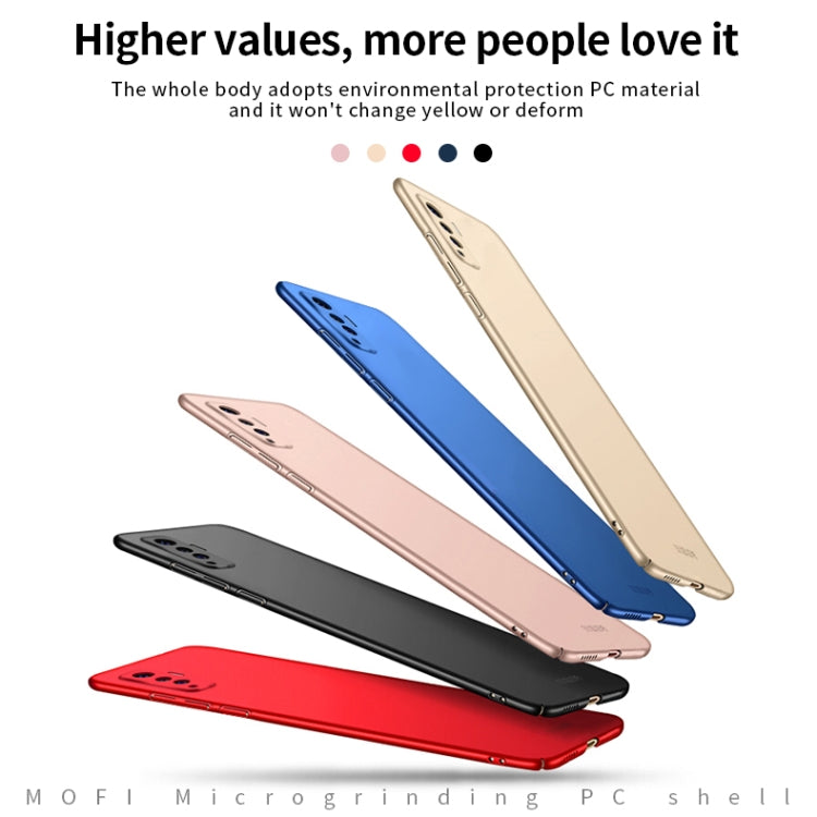 For Vivo X50 MOFI Frosted PC Ultra-thin Hard Case(Blue)
