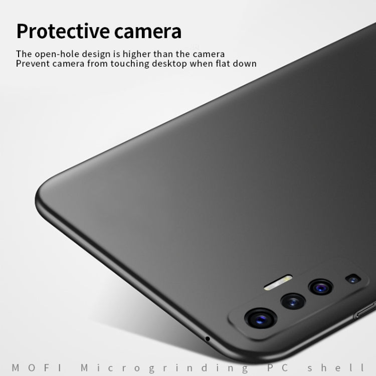 For Vivo X50 MOFI Frosted PC Ultra-thin Hard Case(Red)