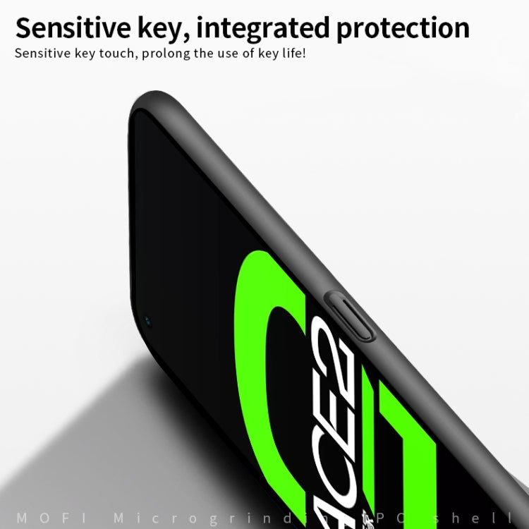 For OPPO Ace2 MOFI Frosted PC Ultra-thin Hard Case(Gold)