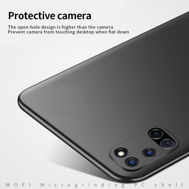 For OPPO A52 MOFI Frosted PC Ultra-thin Hard Case(Blue)