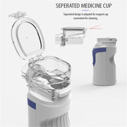 JZ-492S Portable Ultrasonic Nebulizer Mini Handheld Inhaler Respirator Health Care Home Machine Atomizer(White)