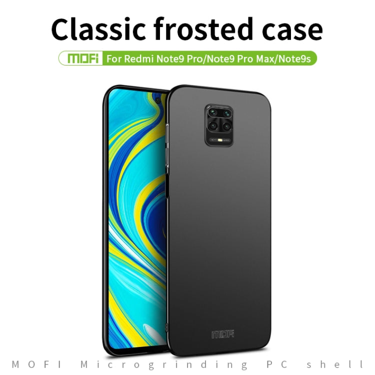 For Xiaomi RedMi Note9S/Note9Pro  MOFI Frosted PC Ultra-thin Hard C(Blue)