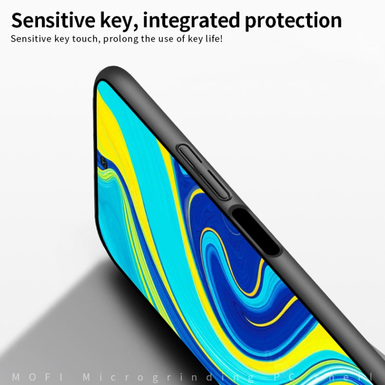 For Xiaomi RedMi Note9S/Note9Pro  MOFI Frosted PC Ultra-thin Hard C(Blue)