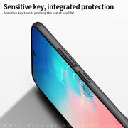 For Samsung Galaxy A91/S10Lite MOFI Frosted PC Ultra-thin Hard C(Black)