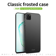 For Samsung Galaxy A81/Note10Lite MOFI Frosted PC Ultra-thin Hard C(Black)
