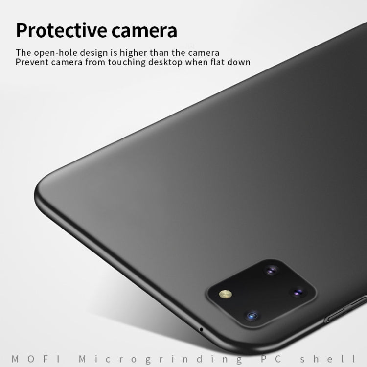 For Samsung Galaxy A81/Note10Lite MOFI Frosted PC Ultra-thin Hard C(Blue)