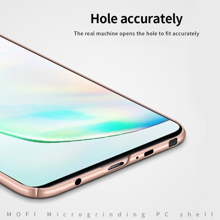 For Samsung Galaxy A81/Note10Lite MOFI Frosted PC Ultra-thin Hard C(Blue)