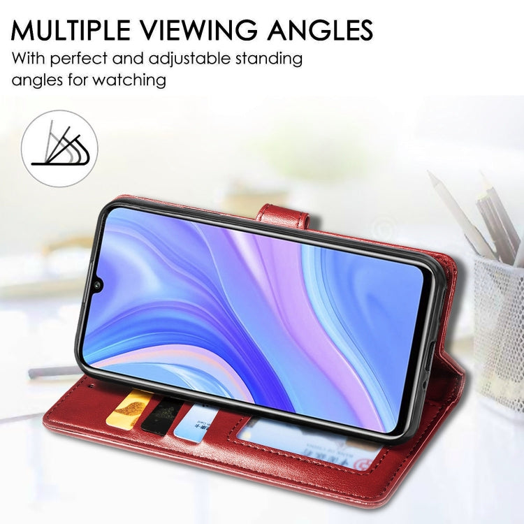 For OPPO A52/A72/A92 Retro Solid Color Leather Buckle Phone Case with Lanyard & Photo Frame & Card Slot & Wallet & Stand Function(Black)