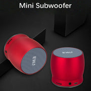 EWA A150 Portable Mini Bluetooth Speaker Wireless Hifi Stereo Strong Bass Music Boom Box Metal Subwoofer, Support Micro SD Card & 3.5mm AUX(Silver)