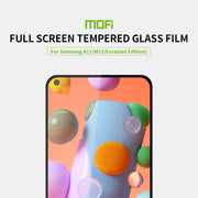 For Samsung Galaxy A11 / M11(EU) MOFI 9H 2.5D Full Screen Tempered Glass Film(Black)