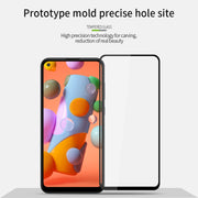 For Samsung Galaxy A11 / M11(EU) MOFI 9H 2.5D Full Screen Tempered Glass Film(Black)