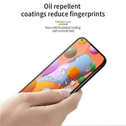 For Samsung Galaxy A11 / M11(EU) MOFI 9H 2.5D Full Screen Tempered Glass Film(Black)