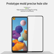 For Samsung Galaxy A21 MOFI 9H 2.5D Full Screen Tempered Glass Film(Black)