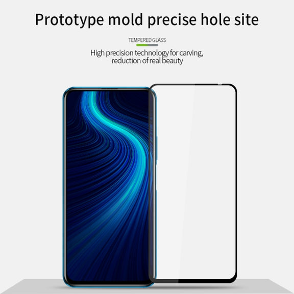 For Huawei Honor X10 MOFI 9H 2.5D Full Screen Tempered Glass Film(Black)