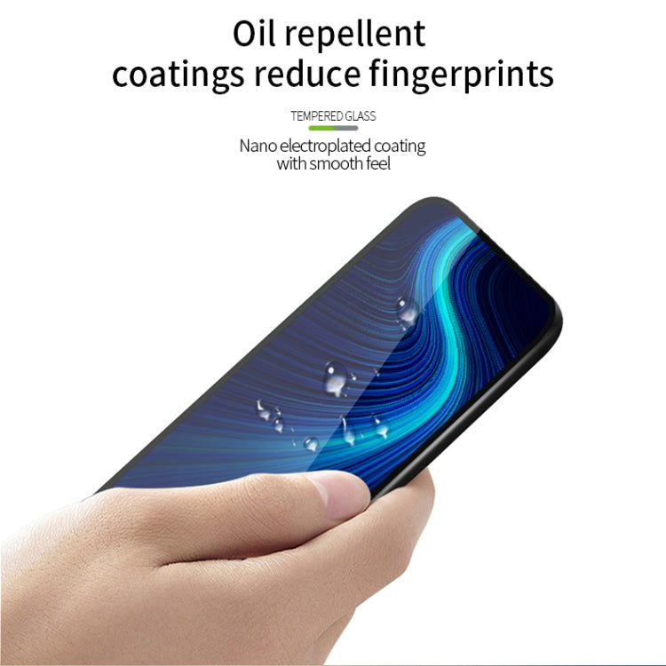 For Huawei Honor X10 MOFI 9H 2.5D Full Screen Tempered Glass Film(Black)