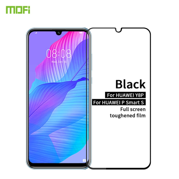 For Huawei Y8P / P smart S MOFI 9H 2.5D Full Screen Tempered Glass Film(Black)