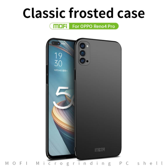 For OPPO Reno4 Pro MOFI Frosted PC Ultra-thin Hard Case(Rose Gold)