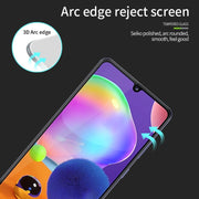 For Samsung Galaxy A31 MOFI 9H 3D Explosion-proof Curved Screen Tempered Glass Film(Black)