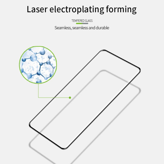 For OnePlus 8 Pro MOFI 9H 3D Explosion Proof Thermal Bending Full Screen Covered Tempered Glass Film(Black)