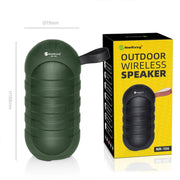 NewRixing NR-106 Mini Portable Stereo Bluetooth Speaker, Support Hands-free Calling & TF Card Slot & FM(Gray)