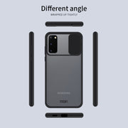 For Samsung Galaxy S20 MOFI Xing Dun Series Translucent Frosted PC + TPU Privacy Anti-glare Shockproof All-inclusive Protective Case(Black)