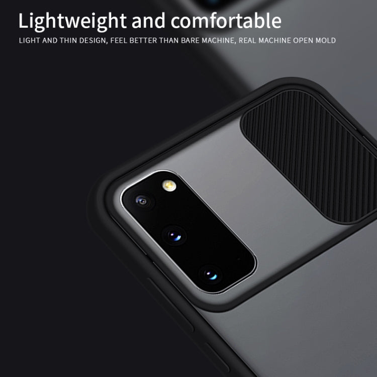 For Samsung Galaxy S20 MOFI Xing Dun Series Translucent Frosted PC + TPU Privacy Anti-glare Shockproof All-inclusive Protective Case(Black)