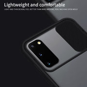 For Samsung Galaxy S20 MOFI Xing Dun Series Translucent Frosted PC + TPU Privacy Anti-glare Shockproof All-inclusive Protective Case(Black)