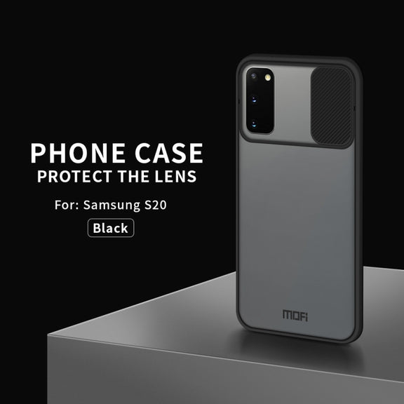 For Samsung Galaxy S20 MOFI Xing Dun Series Translucent Frosted PC + TPU Privacy Anti-glare Shockproof All-inclusive Protective Case(Black)