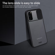 For Samsung Galaxy S20 MOFI Xing Dun Series Translucent Frosted PC + TPU Privacy Anti-glare Shockproof All-inclusive Protective Case(Black)