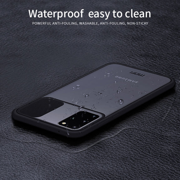 For Samsung Galaxy S20 Plus MOFI Xing Dun Series Translucent Frosted PC + TPU Privacy Anti-glare Shockproof All-inclusive Protective Case(Green)