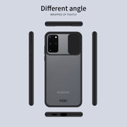 For Samsung Galaxy S20 Plus MOFI Xing Dun Series Translucent Frosted PC + TPU Privacy Anti-glare Shockproof All-inclusive Protective Case(Red)