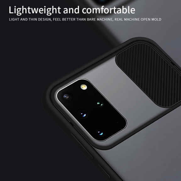For Samsung Galaxy S20 Plus MOFI Xing Dun Series Translucent Frosted PC + TPU Privacy Anti-glare Shockproof All-inclusive Protective Case(Red)