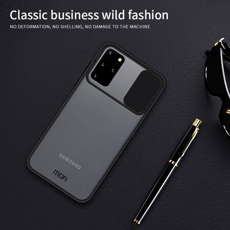 For Samsung Galaxy S20 Plus MOFI Xing Dun Series Translucent Frosted PC + TPU Privacy Anti-glare Shockproof All-inclusive Protective Case(Red)