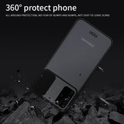 For Samsung Galaxy S20 Plus MOFI Xing Dun Series Translucent Frosted PC + TPU Privacy Anti-glare Shockproof All-inclusive Protective Case(Red)