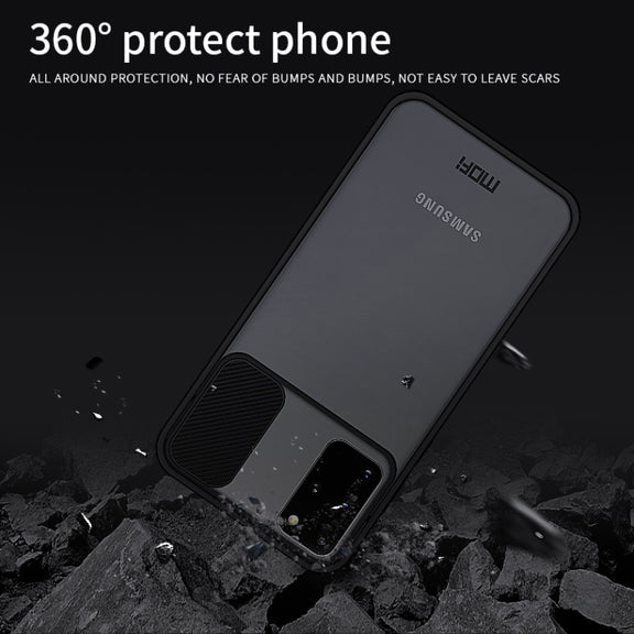 For Samsung Galaxy S20 Plus MOFI Xing Dun Series Translucent Frosted PC + TPU Privacy Anti-glare Shockproof All-inclusive Protective Case(Red)