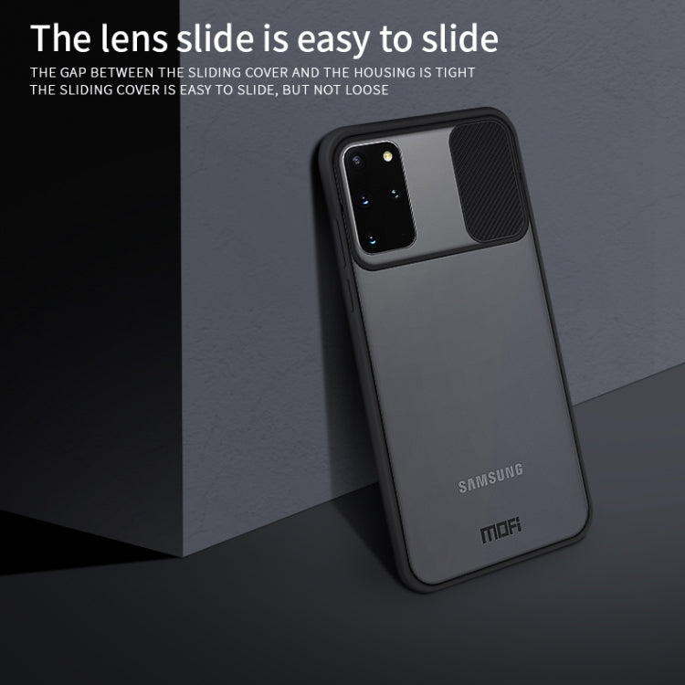 For Samsung Galaxy S20 Plus MOFI Xing Dun Series Translucent Frosted PC + TPU Privacy Anti-glare Shockproof All-inclusive Protective Case(Red)